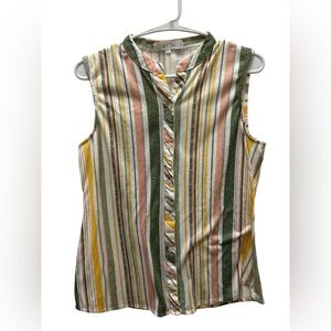 Eden & Olivia Multicolor Striped‎ Blouse